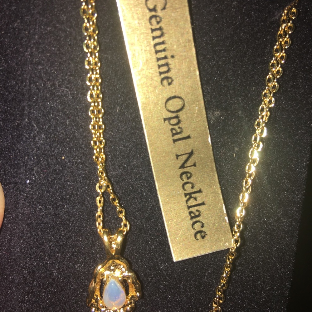 Small Opal Necklace